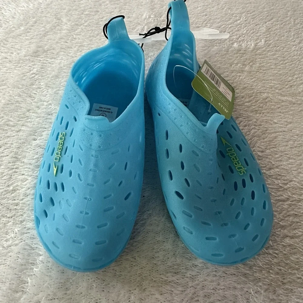 Speedo Kid's Boys Gilrs Jelly Water Aquatic Shoes Light Blue Med 5-6